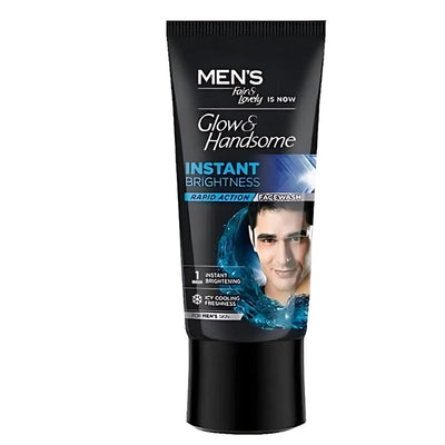 Men's Fair and Lovely Glow & Handsome Rapid Action Facewash - 50g-Global Food Hub
