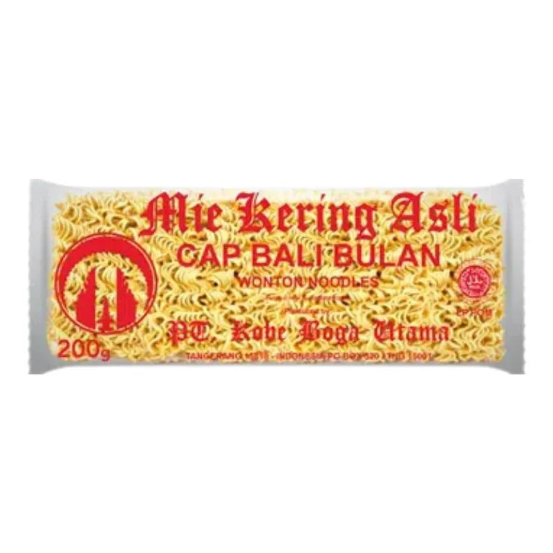 Mie Kering Asli Bali Bulan Wonton Noodles - 200g-Global Food Hub