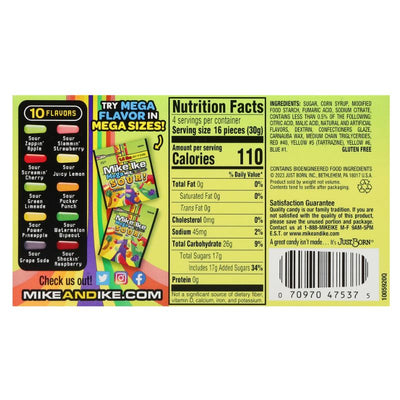 Mike & Ike Mega Mix Sour - 120g-Global Food Hub