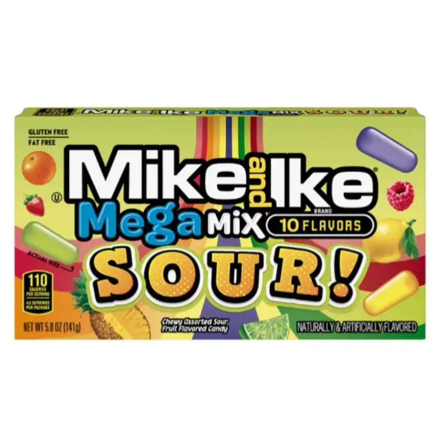 Mike & Ike Mega Mix Sour - 120g-Global Food Hub