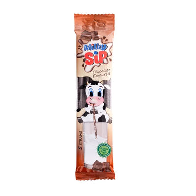 Milky Sip Chocolate Flavoured Straws Gluten Free - 30g-Global Food Hub