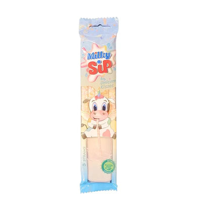 Milky Sip Unicorn Kisses Straws Gluten Free - 30g-Global Food Hub