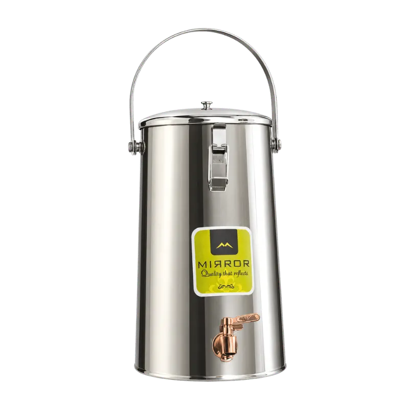Mirror Stainless Steel Conical Water Tank 15l-Global Food Hub