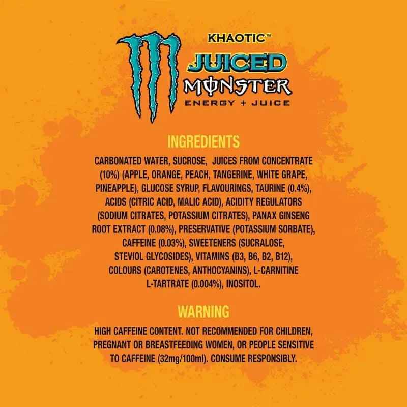 Monster Energy Drink Khaotic - 500ml-Global Food Hub