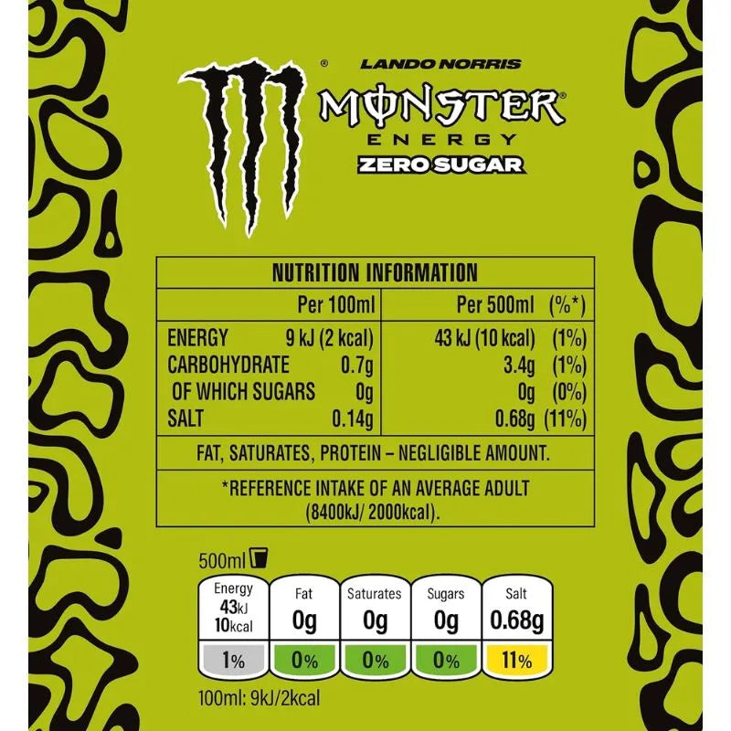 Monster Energy Drink Lando Norris - 500ml-Global Food Hub