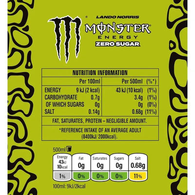 Monster Energy Drink Lando Norris - 500ml-Global Food Hub