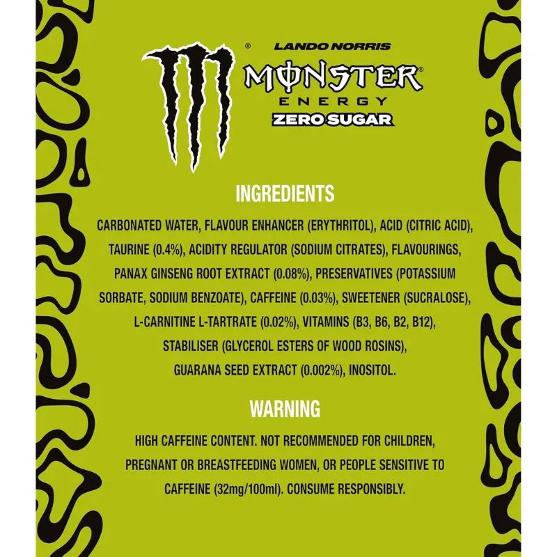 Monster Energy Drink Lando Norris - 500ml-Global Food Hub