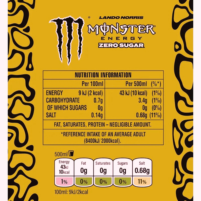 Monster Energy Drink Lando Norris Gold - 500ml-Global Food Hub