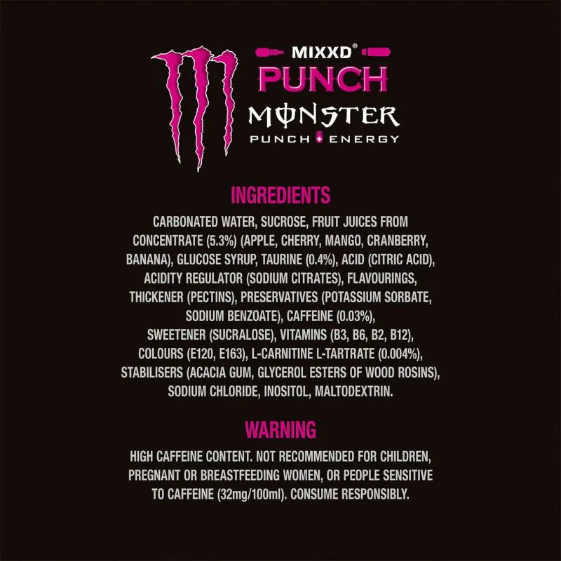 Monster Energy Drink Mixxd Punch - 500ml-Global Food Hub