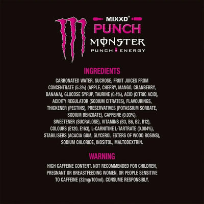 Monster Energy Drink Mixxd Punch - 500ml-Global Food Hub