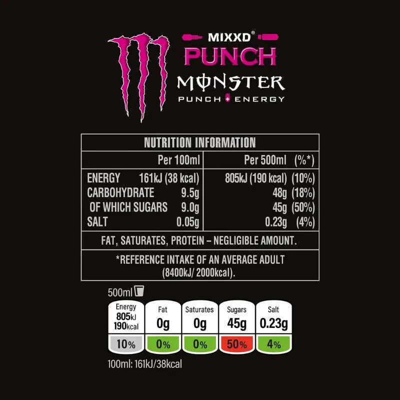 Monster Energy Drink Mixxd Punch - 500ml-Global Food Hub