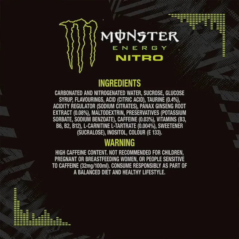 Monster Energy Drink Nitro Cosmic Peach - 500ml-Global Food Hub