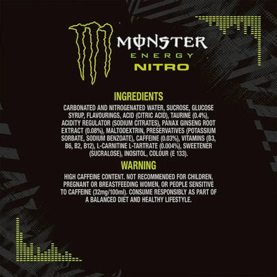 Monster Energy Drink Nitro Cosmic Peach - 500ml-Global Food Hub