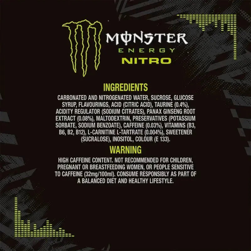 Monster Energy Drink Nitro Cosmic Peach - 500ml-Global Food Hub
