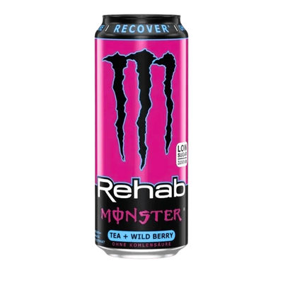 Monster Energy Drink Rehab Tea+Wild Berry- 500ml-Global Food Hub