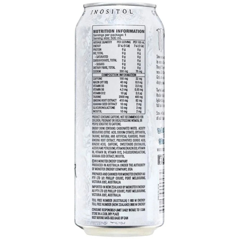 Monster Energy Drink Ultra Zero Sugar - 500ml-Global Food Hub