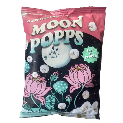 Moon Popps Phool Makhana Salt 'N Pepper-50 grams-Global Food Hub