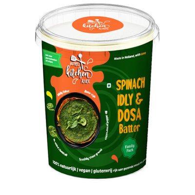 Mother's Kitchen Spinach Idli Dosa Batter - 1kg-Global Food Hub
