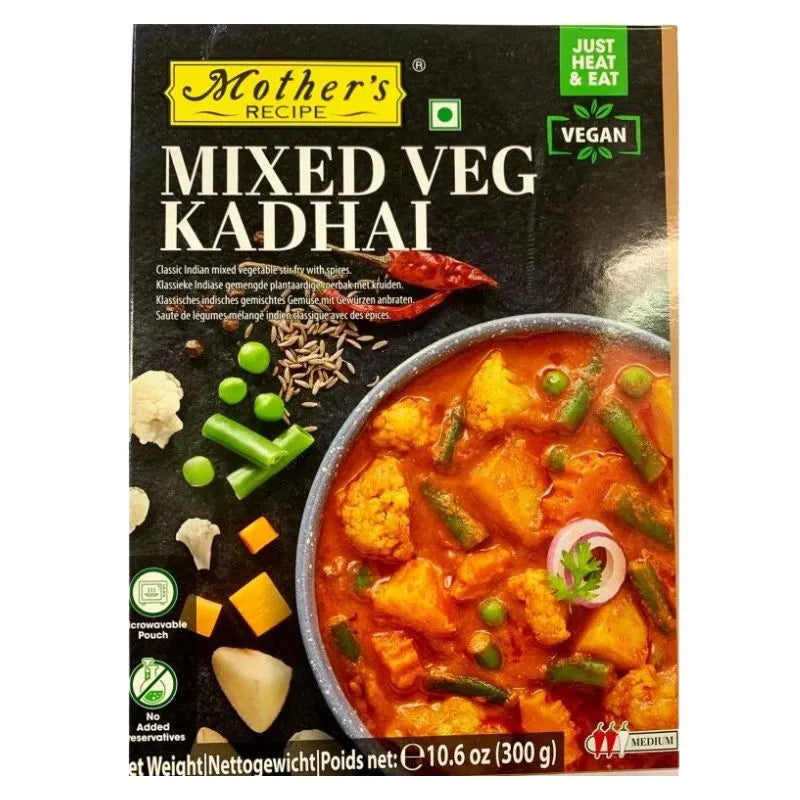 Mother's Recipe RTE Mixed Veg Kadhai - 300g-Global Food Hub