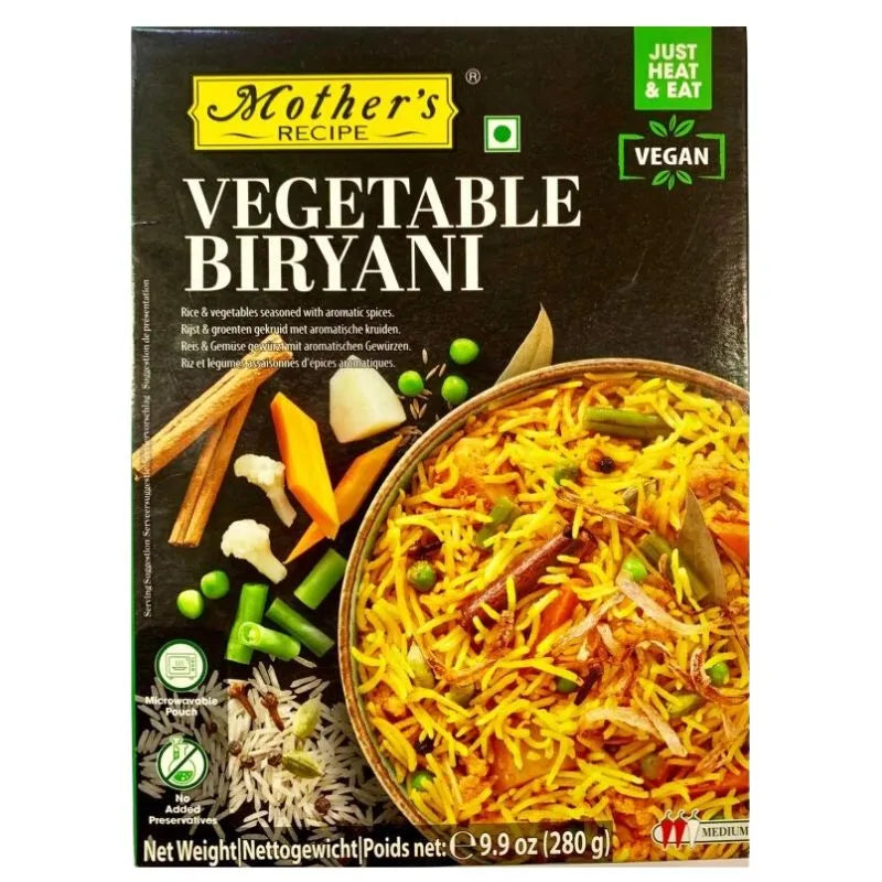 Mother's Recipe RTE Veg Biryani- 280g-Global Food Hub