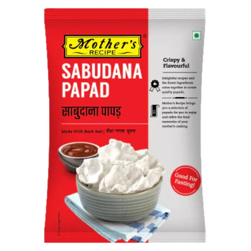 Mother's Recipe Sago Papad- 75g-Global Food Hub