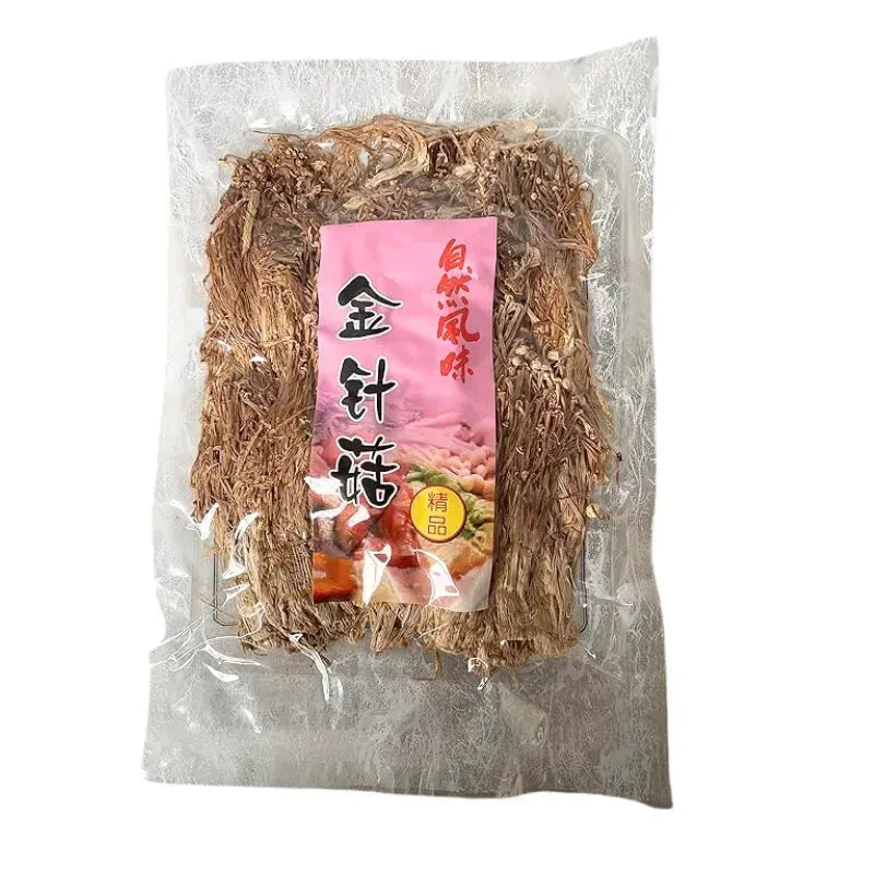 Mountains Golden Mushrooms Enoki Dried - 100g-Global Food Hub