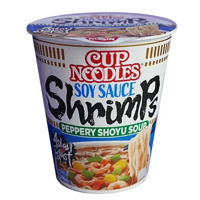 NISSIN Cup Noodle Soy Sauce Shrimp - 63g-Global Food Hub