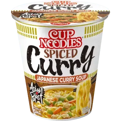 NISSIN Cup Noodle Spiced Curry - 67g-Global Food Hub