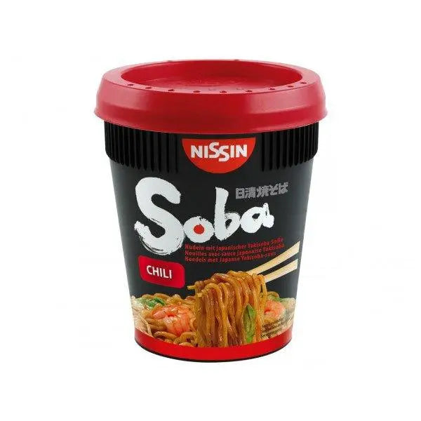 NISSIN, Soba Cup Noodle Chili - 92g-Global Food Hub