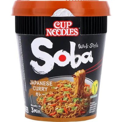 NISSIN Soba Cup Noodle Japanese Curry-92 grams-Global Food Hub