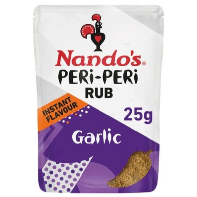 Nando's Medium Garlic Rub-25 Grams-Global Food Hub