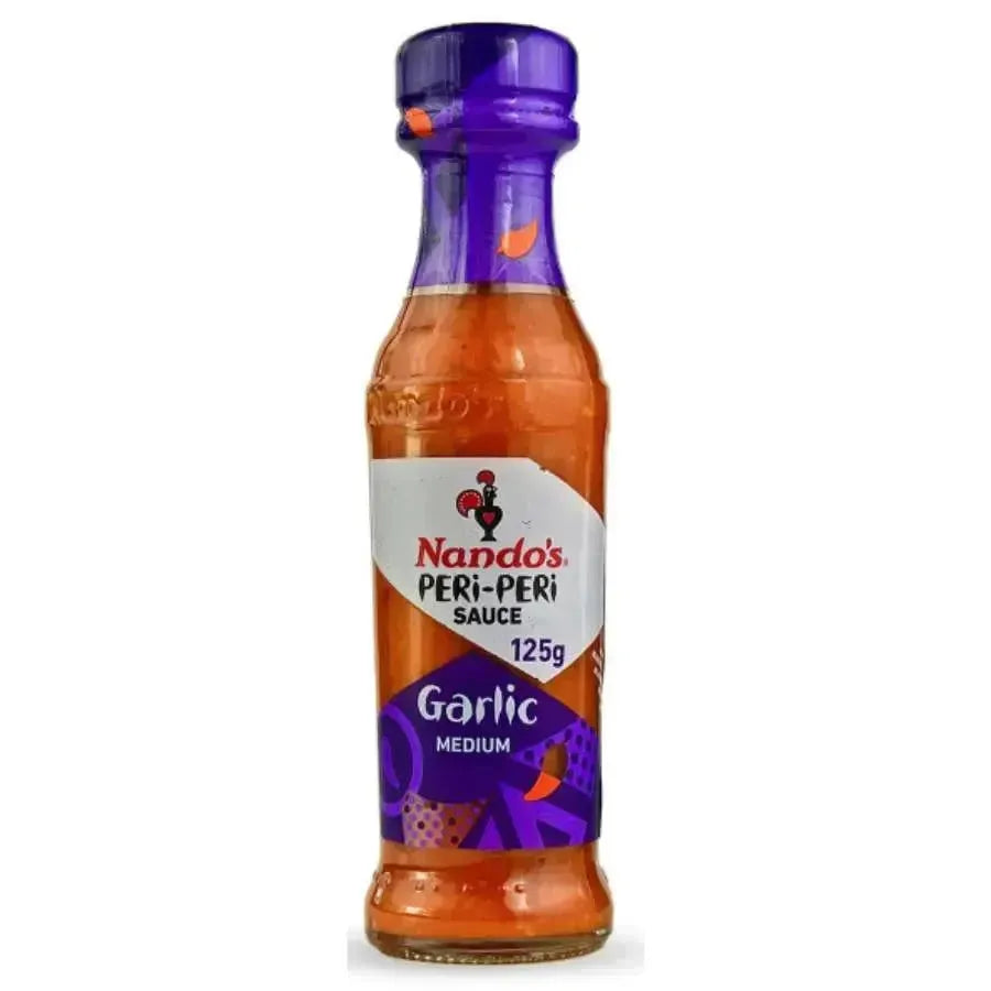 Nando's Peri Peri Sauce Garlic Medium Spicy - 125g-Global Food Hub