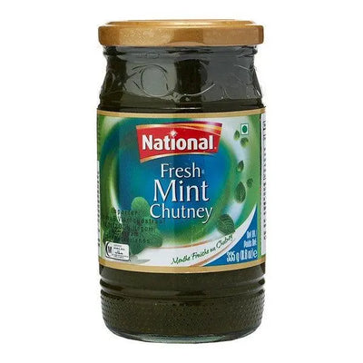 National Fresh Mint Chutney - 335 grams-325 grams-Global Food Hub