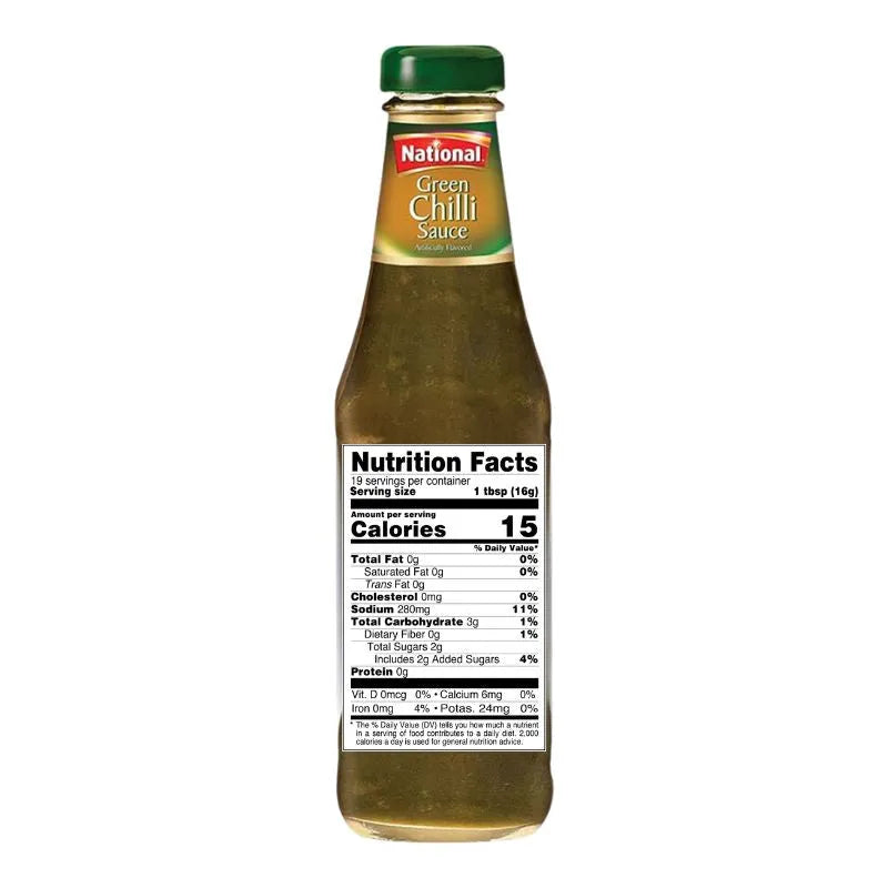 National Green Chilli Sauce - 300g-Global Food Hub