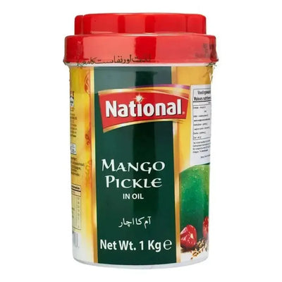 National - Mango Pickle in Oil - 1Kg-Global Food Hub