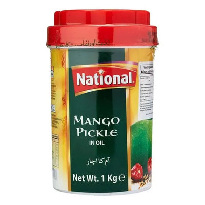 National - Mango Pickle in Oil-1 KG-Global Food Hub