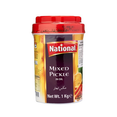National Mixed Pickle in Oil-1 KG-Global Food Hub