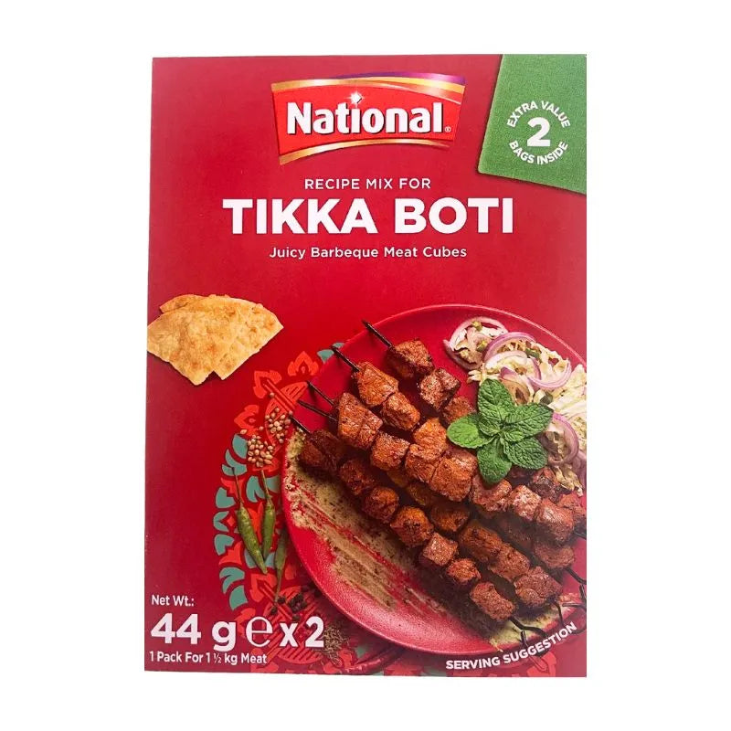 National Tikka Boti Recipe Mix - 88g (44gX2)-Global Food Hub