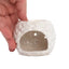 Natural Ceramic Floral Oil Burner (8 x 6.5cm)-Global Food Hub