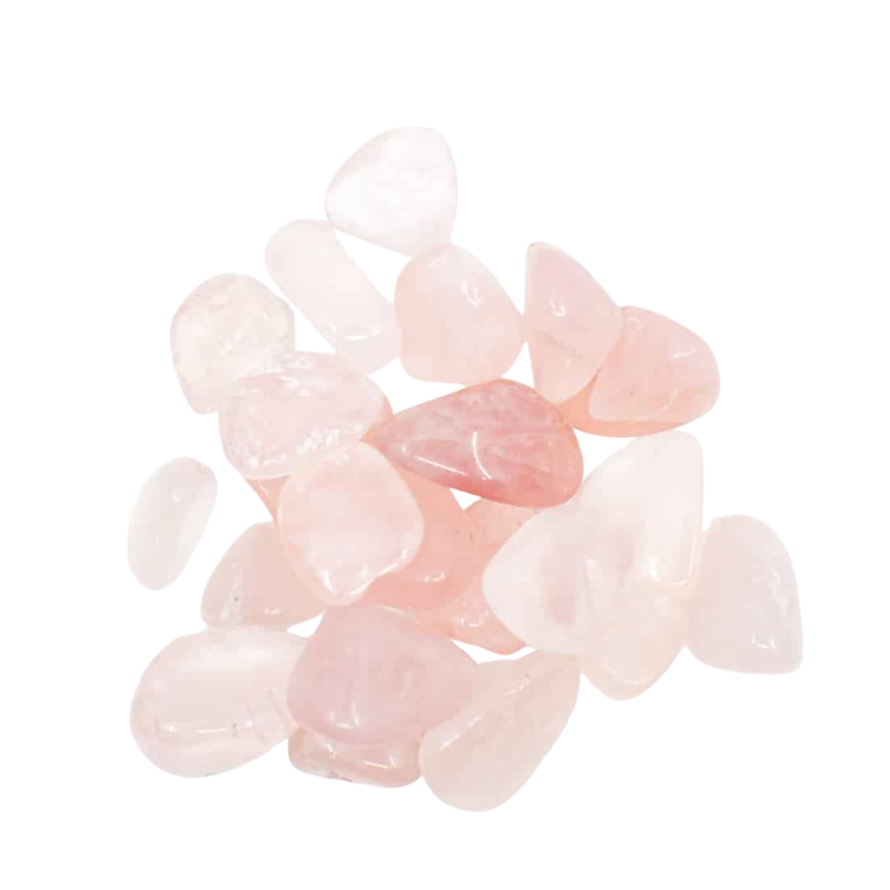 Natural Rose Quartz Tumbled Stones - Pack of 200g-Global Food Hub