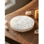 Natural Selenite Crystal Charging Plate with Metatron’s Cube Sacred Geometry-Global Food Hub