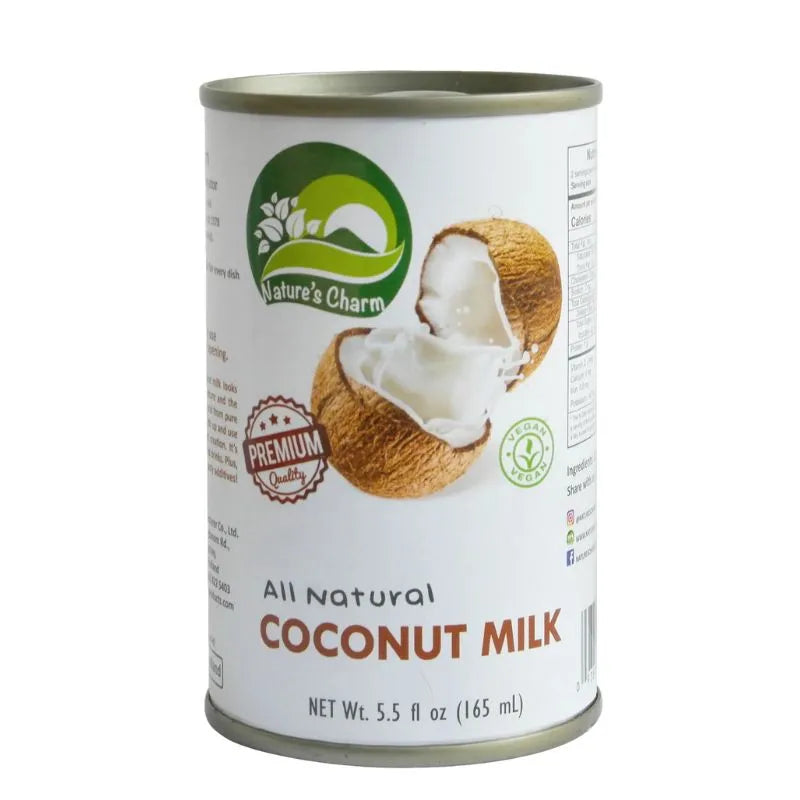 Nature's Charm Coconut Milk All Natural - 165ml-Global Food Hub