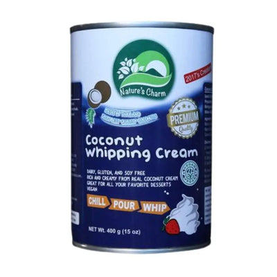 Nature's Charm Coconut Whipped Cream / Slagroom-400 grams-Global Food Hub