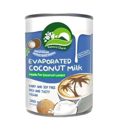 Nature's Charm Evaporated Coconut Milk-360 grams-Global Food Hub