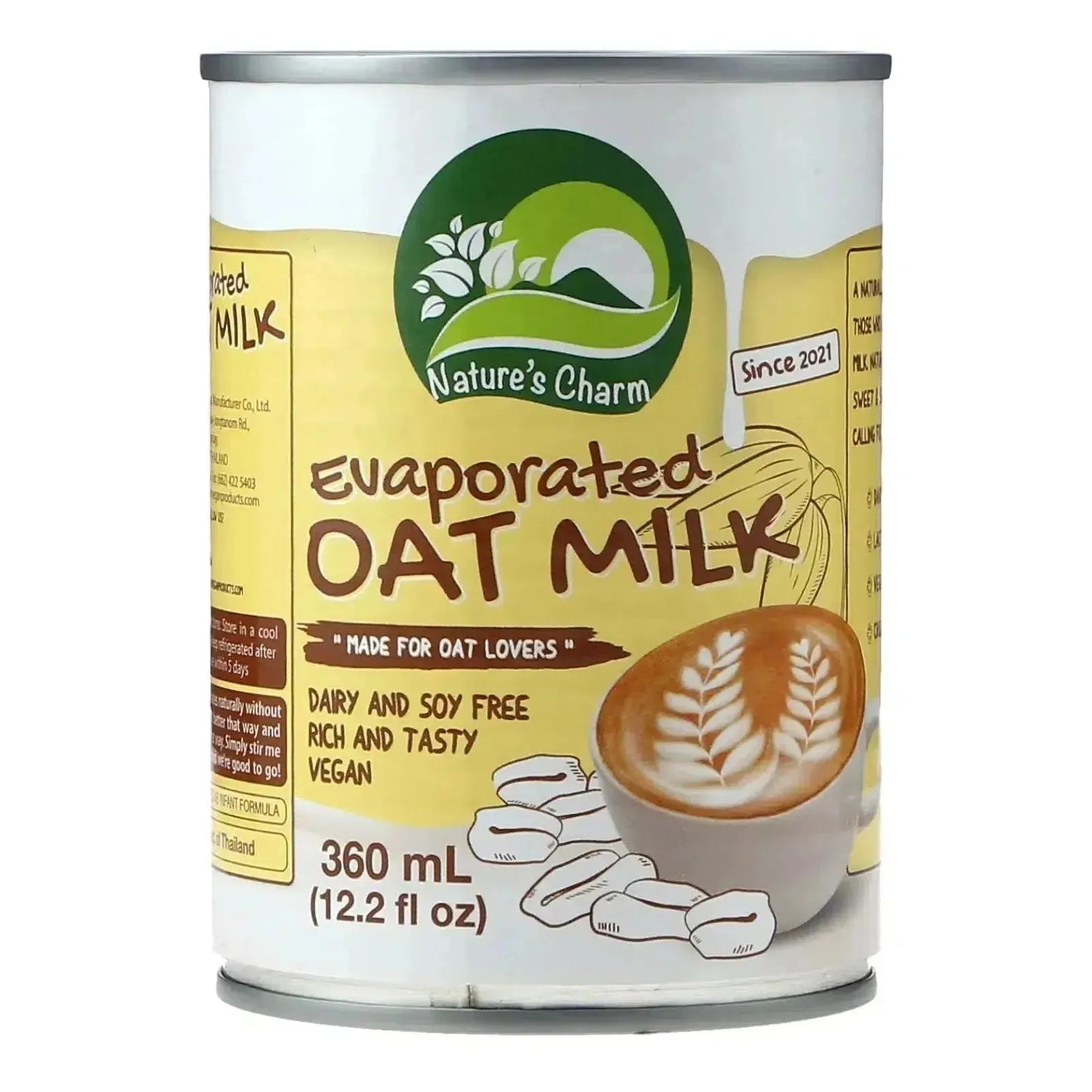 Nature's Charm Evaporated Oat Milk - 360ml-Global Food Hub