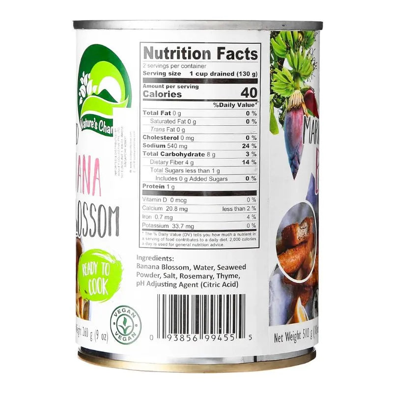 Nature's Charm Marinated Banana Blossom - 510g-Global Food Hub