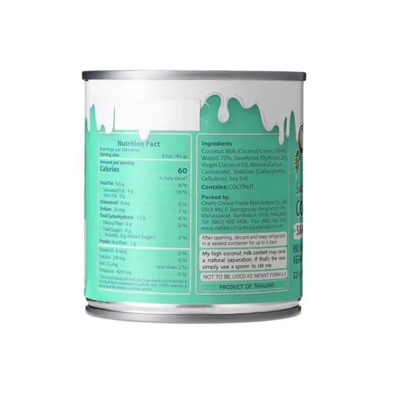 Nature's Charm Sugarfree Condensed Coconut Milk - 320g-Global Food Hub