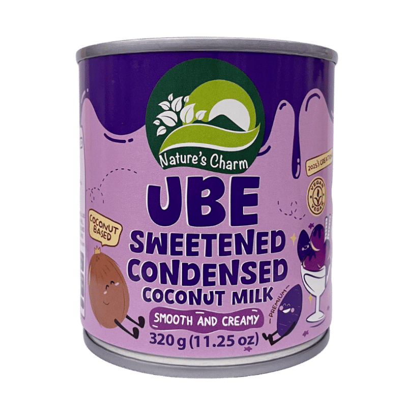 Nature's Charm UBE Sweetened Condensed Coconut Milk - 320g-Global Food Hub