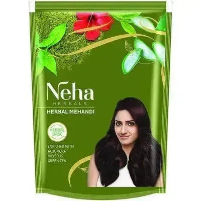 Neha Herbal Mehandi Pure & Natural Henna Mehandi Powder - 140g-Global Food Hub