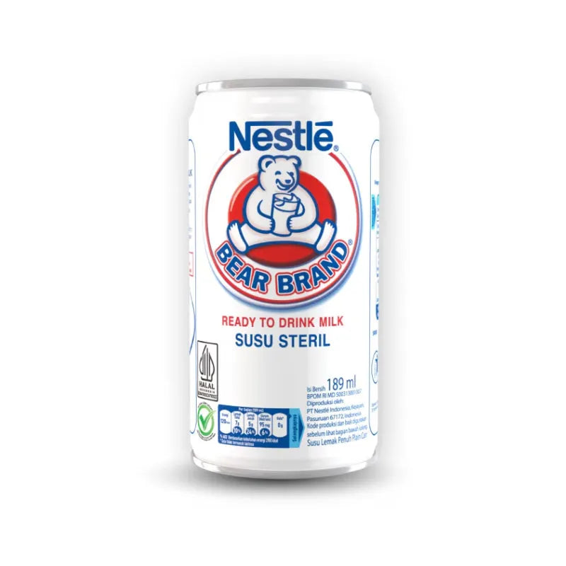 Nestle Bear Brand - Ready to Drink Milk 189ml-Global Food Hub